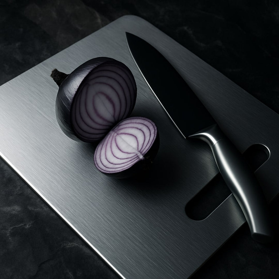 Auromnis – Dein hygienisches Schneidebrett aus Edelstahl